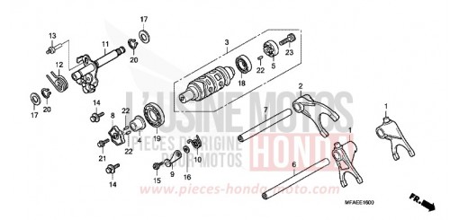 BARILLET DE SELECTION CBF1000AA de 2010